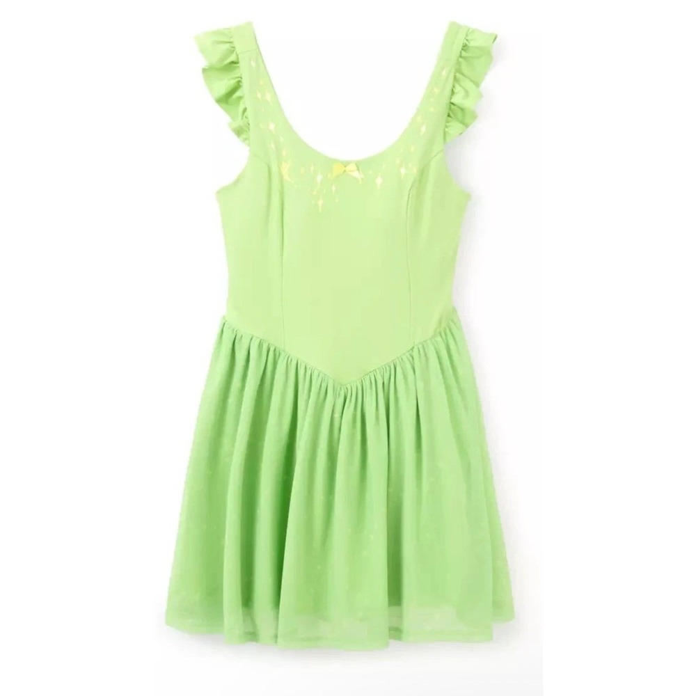 Disney‎ Parks Her Universe Tinker Bell Athletic Active Dress Large L Skirt Skort